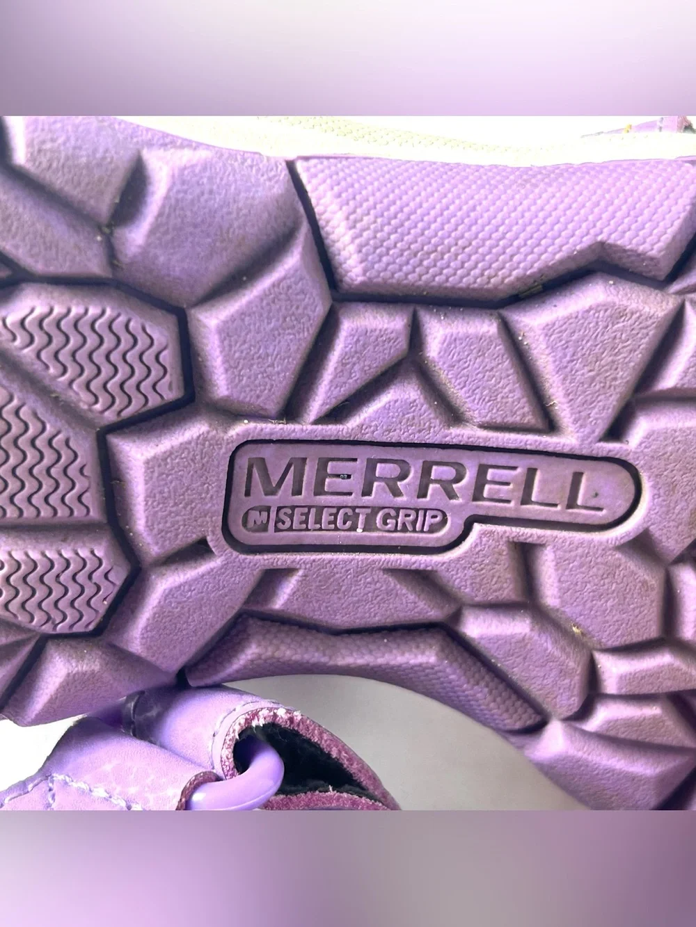 Merrell Dragonfly Sport Sandals Kids Youth Girls Size 3 M Purple/Orange